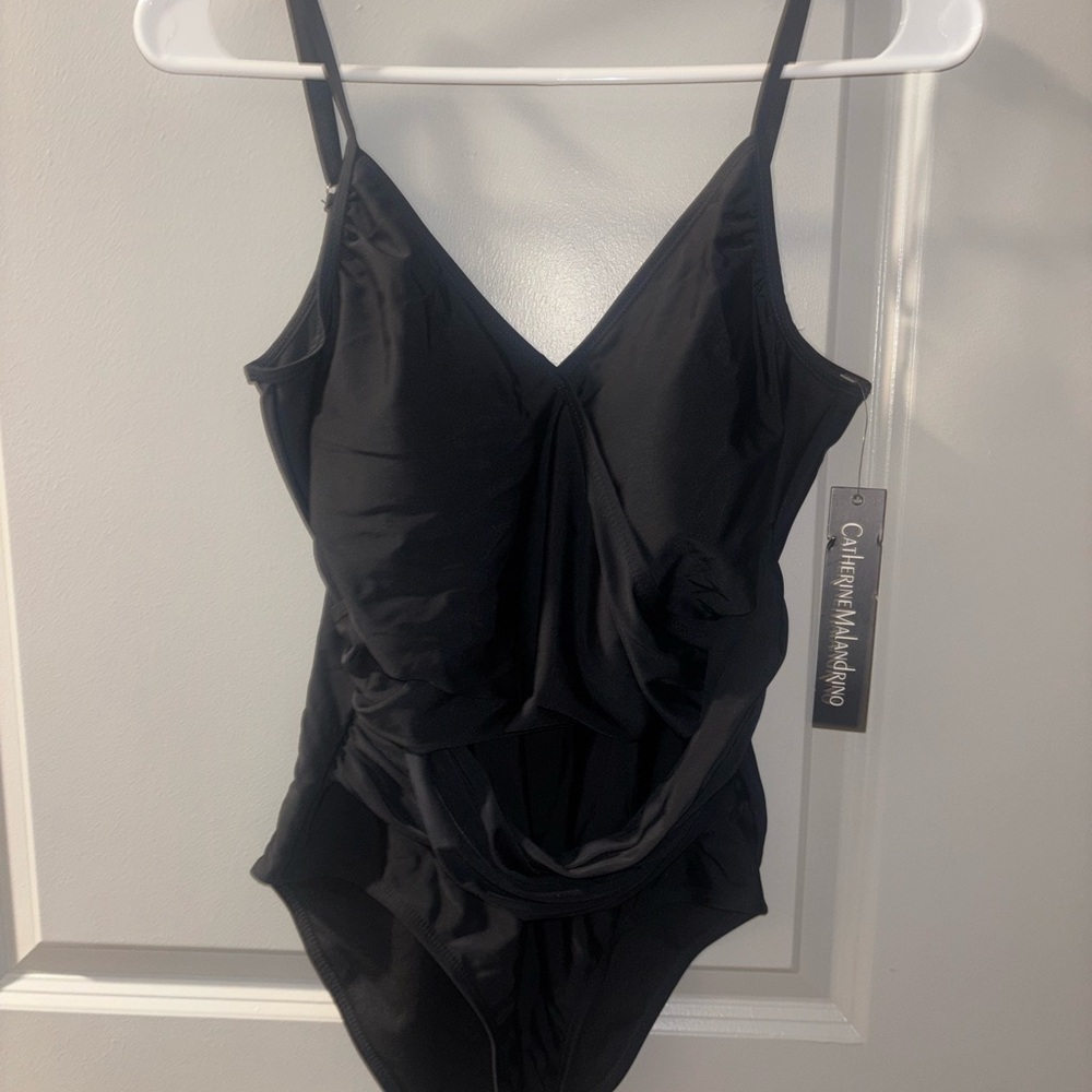 Catherine Malandrino Black One Piece Swimsuit